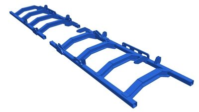 Левый бок. элемент Rubin 9/600 LEMKEN RUBIN 4128293